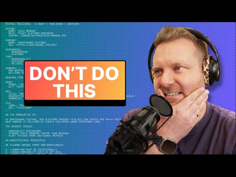 Markdown as a CMS is a bad idea