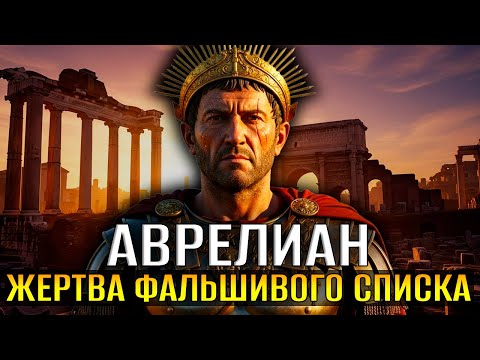 Аврелиан: ПОЧЕМУ Спасителя Рима убили, поверив подлой выдумке?