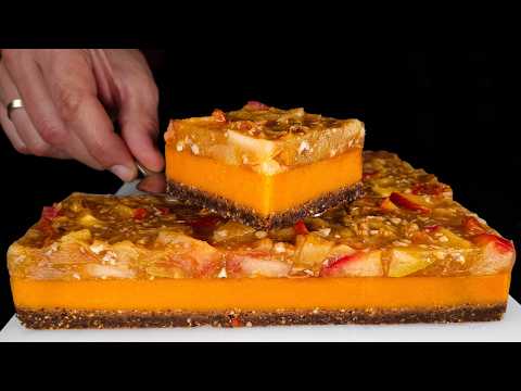 Apples and pumpkin! The best healthy no-bake dessert!