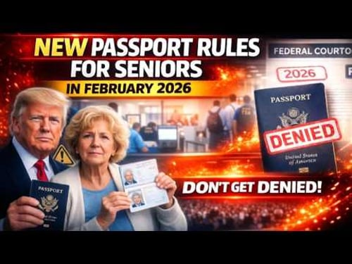 New Passport Rules For Seniors In February 2026 Don’t Get DENIED