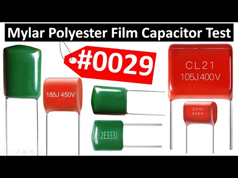#0029 Electronic Components Testing: How to Test Mylar Polyester Film Capacitor - 2A152J capacitor