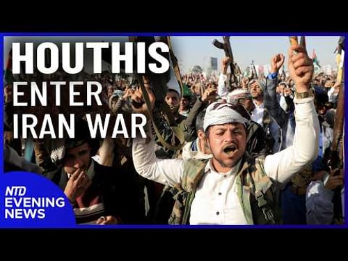 Houthis Launch Missile at Israel; 3,500+ U.S. Troops Reach Middle East | NTD Evening News (Mar. 28)