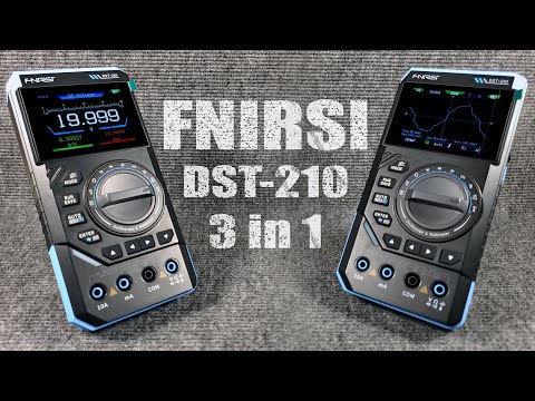 FNIRSI DST-210: a multimeter, oscilloscope, and signal generator in one device