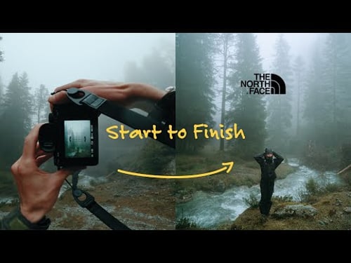 I shot a campaign for The North Face.