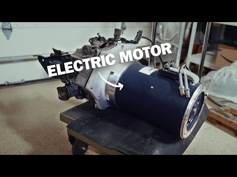 How I connected an electric motor to my transmission