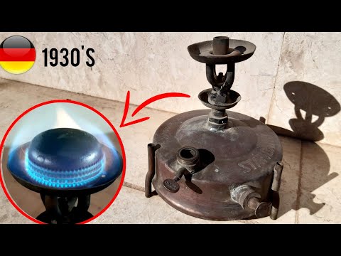 Restoration of an old German kerosene stove