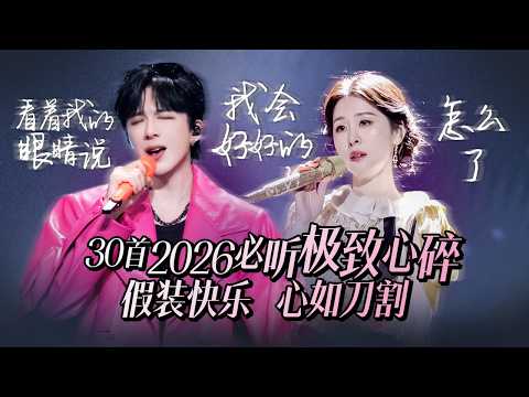 【热歌速递】30首2026必听极致心碎破防曲 上一秒计划未来 下一秒曲终人散 | 刘宇宁 | 汪苏泷 | 张靓颖 | 张远