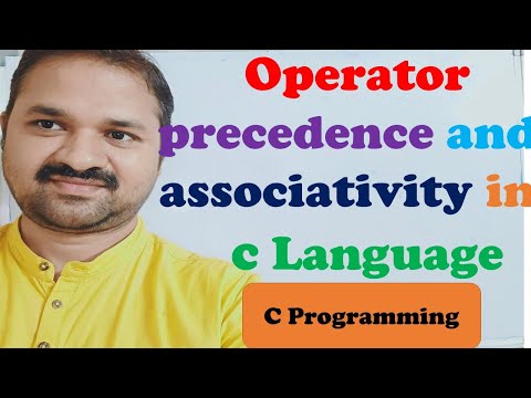 Operator Precedence and Associativity in C Programming