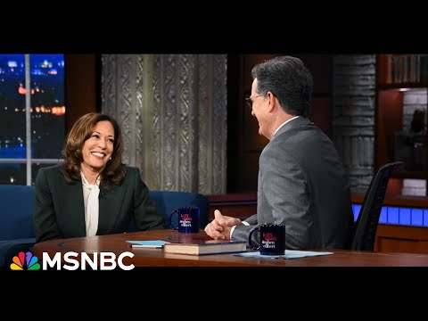 Reporter weighs VP Harris’ ‘missed opportunity’ to discuss broken Dem party in Colbert interview