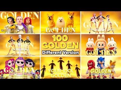 Song 'GOLDEN' Huntr/x Through Different Versions ~ Guess The Song Golden KPOP DEMON HUNTERS