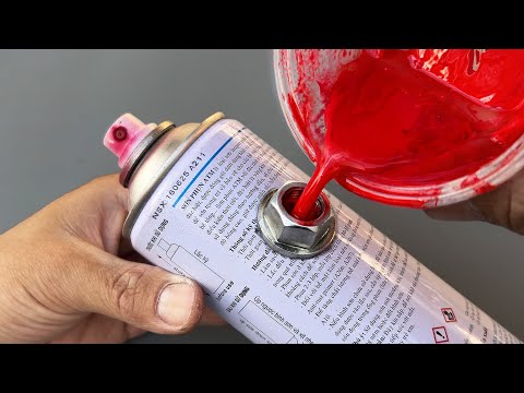 Don’t Throw Away Old Spray Paint Cans! An Easy Way to Refill an Empty Spray Can