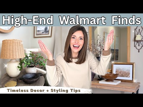 NEW High End Walmart Finds | Timeless Decor Favorites + Decorating Ideas