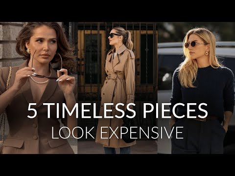 How to look expensive - 5 old money wardrobe basics every elegant woman should own