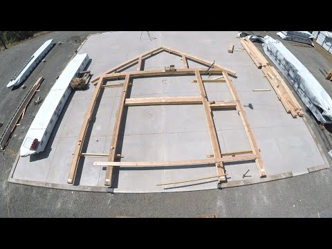 Post and Beam Barn Kit Part 3- Assembly Begins