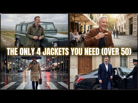 The Only 4 Jackets A Man Needs Over 50 | Old Money Fashion Style