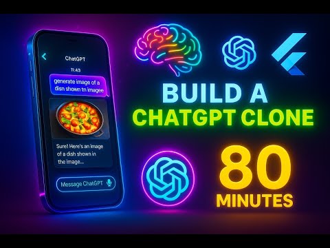 Build a ChatGPT Clone with Flutter – Full Flutter Course | Flutter Chatbots Made Easy