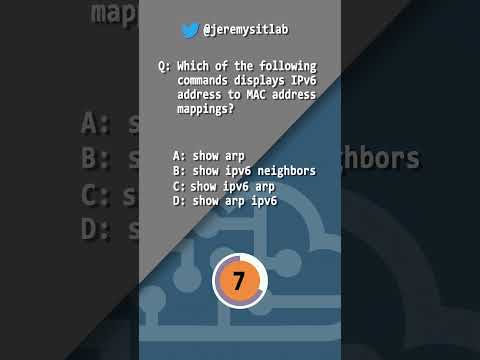 CCNA QUIZ // IPv6 (1) // #shorts