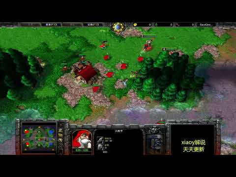 皇冠天神下凡 疯狂杀戮 魔兽争霸xiaoy解说Deathnote jens