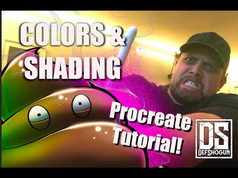 SHADING & COLOR: Procreate tutorial!