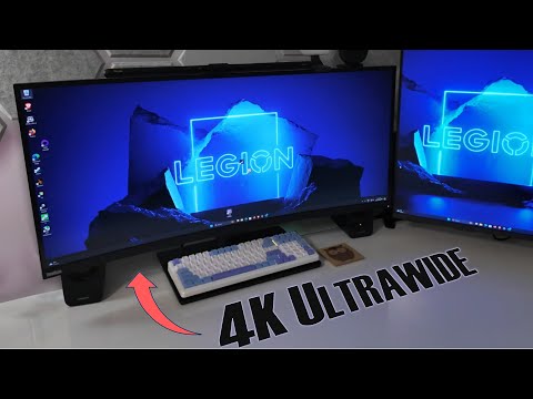 My Monitor is MASSIVE: Lenovo ThinkVision 39.7" Ultra-Wide Curved Monitor - P40w-20