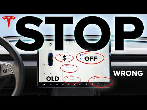Tesla Settings To TURN OFF Before You Drive | It's Ruining Your Car