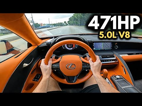 471HP: 2022 Lexus LC500 POV Drive *LOUD*