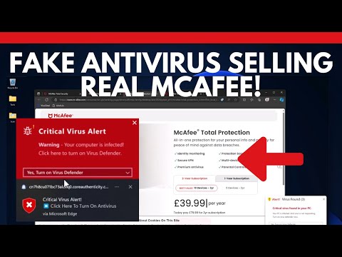 Fake Antivirus being used to sell real McAfee