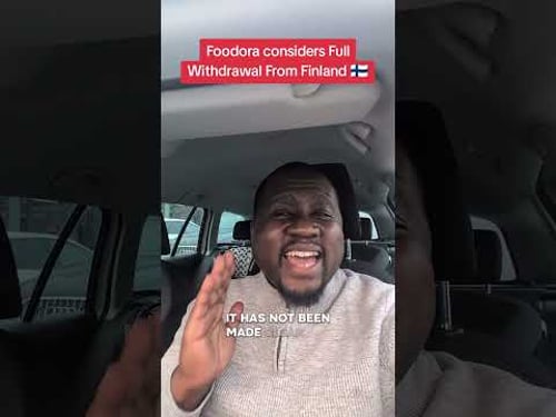 Foodora Leaving Finland? Jobs at Risk in the Gig Economy #Foodora #Finland #GigEconomy #JobLoss