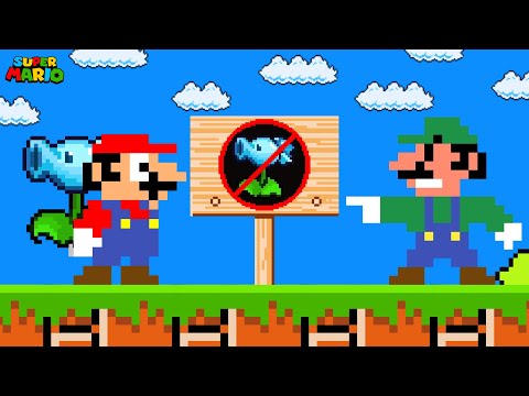 Mario and Luigi, but Snow Peashooter is Forbidden to use Here! (Plants vs Zombies)