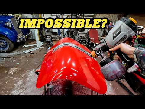 CHEAP Paint Job With NO Air Compressor 🤔 $40 ELECTRIC Paint Gun & RUSTOLEUM on Classic Car!