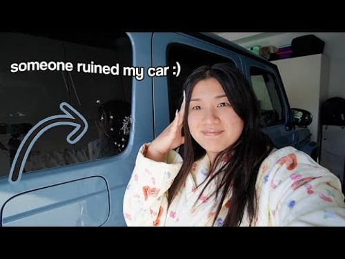 someone broke into my car :) Vlogmas Day 7