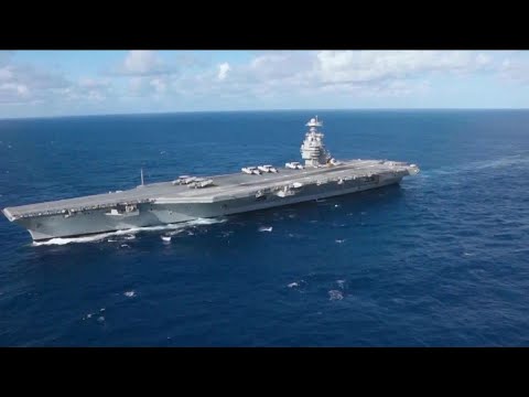 US aircraft carrier nears Venezuela in flex of American military power