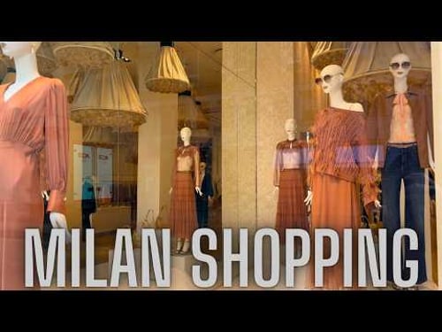 ✨ Luxury Window Shopping in Milan 🇮🇹 | Via Montenapoleone & Fashion District Walk