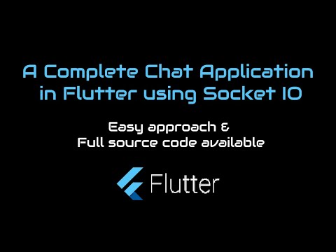 #Google's Flutter Tutorial - Complete Chat Application in Flutter using Socket IO (coderzheaven.com)
