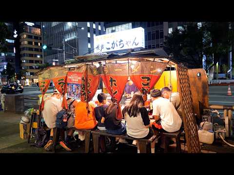 A super-fast one-man food stall owner | Japanese street food