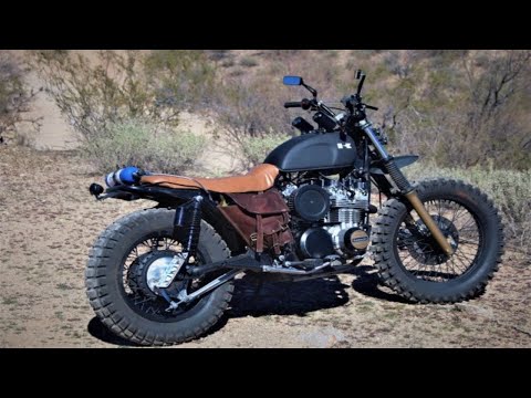 Turbo Nitrous Apocalypse KZ650 Scrambler Full Build Video - Motorcycle ASMR