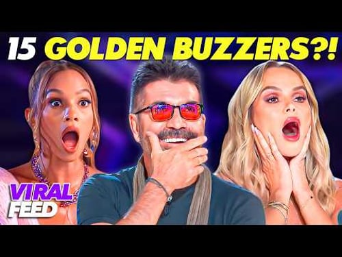 BGT 2025 BROKE THE RULES?! π«’β¨ All 15 Golden Buzzers β Auditions AND LIVE Shows! π¬π§