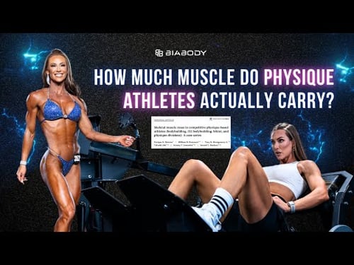 How much muscle do physique athletes actually have?