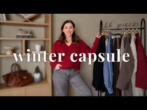 My 26 Piece Scandinavian Winter Capsule Wardrobe | 30+ Realistic Outfits