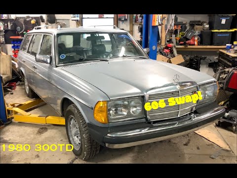 W123 300TD OM606 Swap Part 1