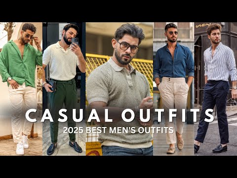 Casual Outfits For Men 2025 | Men's Fashion Ideas | Best Summer Outfit Ideas For Men