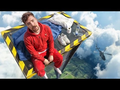 Survive 30 Days Trapped In The sky Win $250,000! #viral #mrbeast
