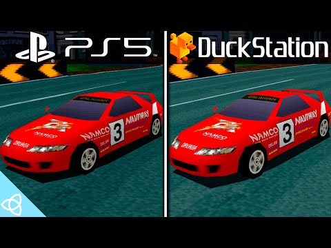 Ridge Racer - PS5 vs. PC Emulator (Duckstation) vs. Turbo Mode Version | Side by Side