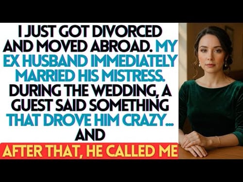 After Our Divorce My Ex Married His Mistress, But A Guest Said Something That Made Him Turn Pale...