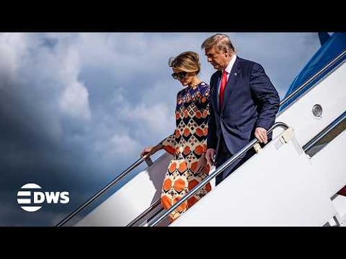 FULL HISTORIC ARRIVAL: U.S. President Donald Trump Arrives Back in Washington from Florida | AC1Z