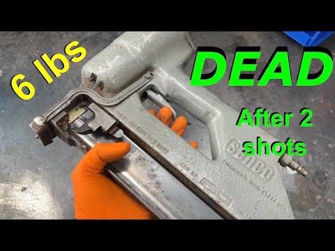 Saving a HEAVY Air Stapler (full video)