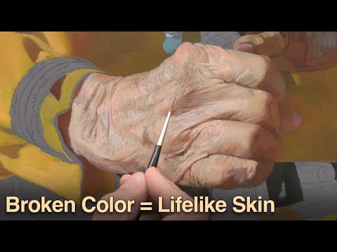 STOP Over-Blending! Use Broken Color for Realistic Skin!