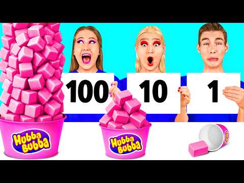 100 Layers of Food Challenge | Crazy Cooking Battle by DoDo Challenge