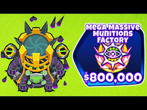 NEW 5-5-5 SPIKE Paragon - The Mega Massive Munitions Factory! (Bloons TD 6)