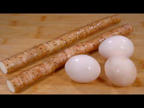 九十多歲的奶奶經常用雞蛋和山藥這樣吃,腿腳有勁,面色紅潤身體棒,#like #美食 #美食分享 #delicious